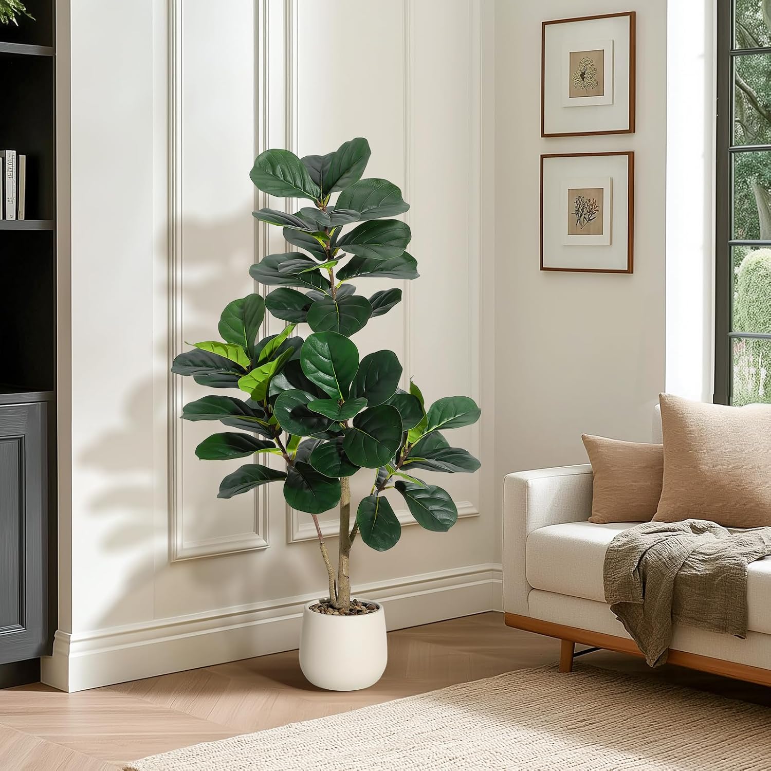 Árvore artificial de figueira- - Ficus Lyrata Tree avaliação e preço