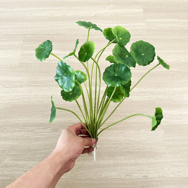 2 peças de folhas artificiais  - Pilea Peperomioides avaliação e preço